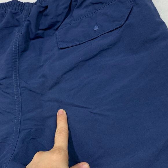 Patagonia Baggies Shorts 4" Inseam Mens Small Navy Blue Pockets *Liner Cut Out - Picture 4 of 15
